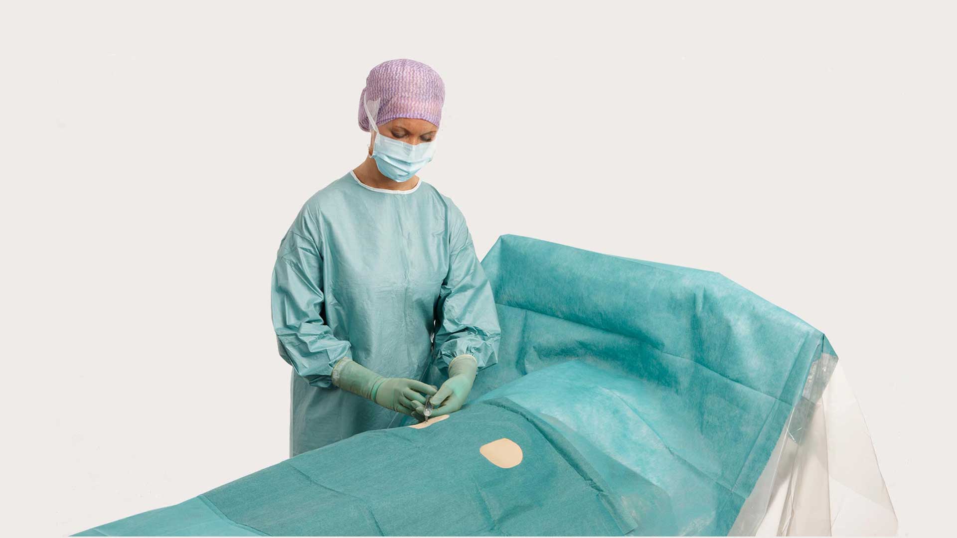 Hospital Sterile Disposable Non Woven Medical Surgery Surgical Delivery  Universal Drape Kit Pack